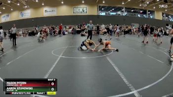 96 lbs Round 1 (6 Team) - Aaron Szumowski, Buxton vs Mason Pitzen, Kardiac Kidz