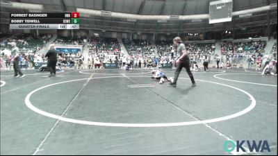 73 lbs Quarterfinal - Forrest Basinger, HURRICANE WRESTLING ACADEMY vs Bobby Tidwell, D3 Wrestling Cluib