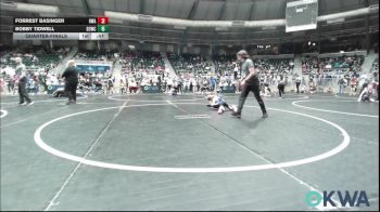 73 lbs Quarterfinal - Forrest Basinger, HURRICANE WRESTLING ACADEMY vs Bobby Tidwell, D3 Wrestling Cluib