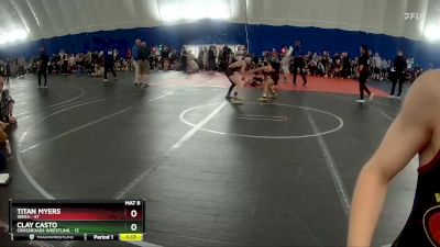 88 lbs Round 1 (3 Team) - Clay Casto, Crossroads Wrestling vs Titan Myers, WEG3