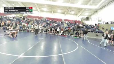 110 lbs Round 1 (4 Team) - BRIXTEN IVIE, Death Row vs Alex Hernandez, Sublime Wrestling Academy