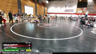 155 lbs Cons. Round 4 - Louella Cornell, Cody vs Kinzley Nusbaum, Burns/Pine Bluffs