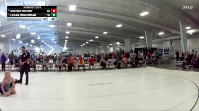 141 lbs Cons. Round 4 - Logan Zimmerman, Team Zapas Wrestling Club vs Andrew Henery, Neligh-Oakdale