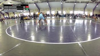 133 lbs Quarterfinal - Jacob Macatansay, Unattached vs Logan Alexander, West Virginia Unattached