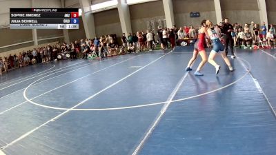 120 lbs Cons. Round 2 - Sophie Jimenez, Arizona vs Julia Schnell, Colorado