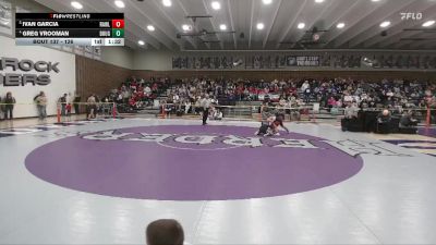 126 lbs Quarterfinal - Ivan Garcia, Rawlins vs Greg Vrooman, Douglas