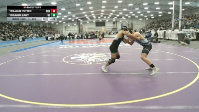 4 - 190 lbs Semifinal - William Potter, Millbrook vs Ibrahim Zaky, Woodgrove