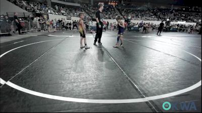 52 lbs Consi Of 8 #2 - Reno Ramos, Team Tulsa Wrestling Club vs Dawson Smith, Sallisaw Takedown Club
