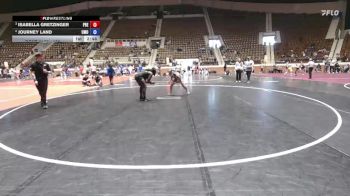 180 lbs Semifinal - Isabella Gretzinger, Presbyterian vs Journey Land, Mount Olive