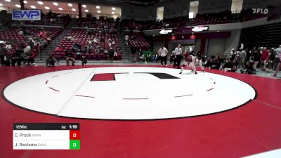 125 lbs Semifinal - Carissa Prock, Warner High School Girls vs Joscelyn Rostamo, Owasso Girls HS