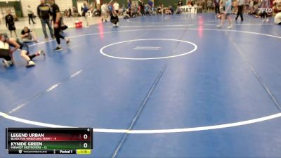 90 lbs Placement Matches (8 Team) - Legend Urban, Black Fox Wrestling Team 1 vs Kynide Green, Midwest Destroyers