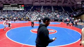 1A-120 lbs Champ. Round 1 - John Charles Moeser, Mt Vernon Presbyterian vs Brody Rice, Jasper County