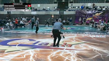 127 lbs Round 1 (4 Team) - Tyler Barnes, Delta, OH vs Evan Marvin, Apple Valley, MN