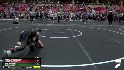 105 lbs Cons. Round 2 - Zak Yoder, Great Bend Kids vs Ryne Jorgensen, The Best Wrestler