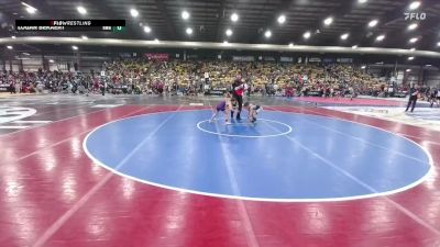 75 lbs Cons. Round 2 - Karsten Storms, Winner Youth Wrestling vs Logan Bekaert, Heartland Wrestling Academy