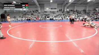 120 lbs Rr Rnd 2 - Erek Schwinge, Funk University vs Keegan Barrick, TNWC Silver Fox