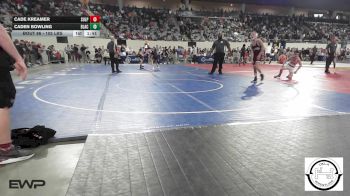 105 lbs Quarterfinal - Cade Kreamer, Sulphur vs Caden Bowling, Blackwell