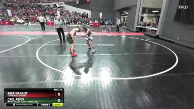 135 lbs Cons. Round 4 - Jace Grabot, Stateline Stingers vs Cael Reno, River Valley Youth Wrestling