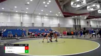 123 lbs Cons. Round 2 - Rashead Clark, Northrop High School vs Landen Haines, Brownsburg