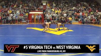 157 lbs Ryan Blees, Virginia Tech vs Dayton Garrett, WVU