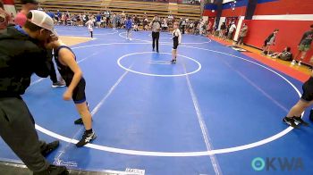 90 lbs Quarterfinal - Jamison Hughes, Rollers Academy Of Wrestling vs Chance Dewey, Tulsa Blue T Panthers