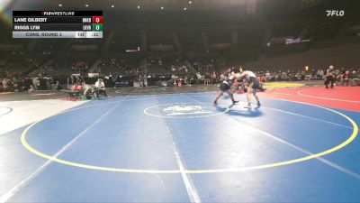 3A Boys 157 lbs Cons. Round 3 - Riggs Lym, Lakeview Boys vs Lane Gilbert, Banks Boys