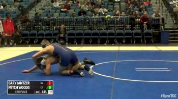 184 5th Place - Gary Jantzer, UN-Utah Valley vs Mitch Woods, Cal Poly-NS