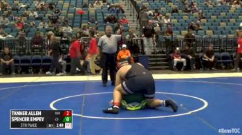 285 5th Place - Tanner Allen, Oklahoma State vs Spencer Empey, Cal Poly