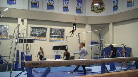 Felicia Hano First Half on Bars - UCLA Visit 2016