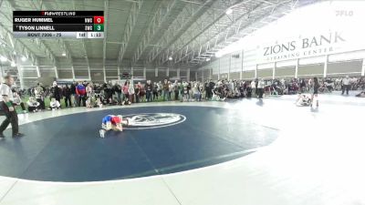 75 lbs Champ. Round 1 - Tyson Linnell, Stallions Wrestling Club vs Ruger Hummel, Northside Wrestling Club