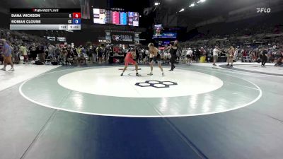 150 lbs Cons. Rd Of 64 - Dana Wickson, IL vs Roman Clouse, KS