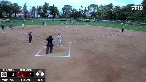 Replay: Chapman vs Redlands - DH | Mar 29 @ 11 AM