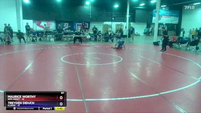 87 lbs Placement Matches (8 Team) - Maurice Worthy, New Jersey vs Treyden Diduch, Illinois
