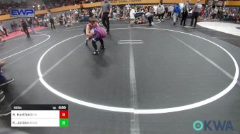 83 lbs Round Of 16 - Hazen Hartford, Elgin Wrestling vs Kale Jordan, Woodward Youth Wrestling