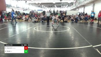 46 lbs Round Of 16 - Crosby Cannon, Woodstock Wrestling Club vs Samuel Shell, Morris Fitness