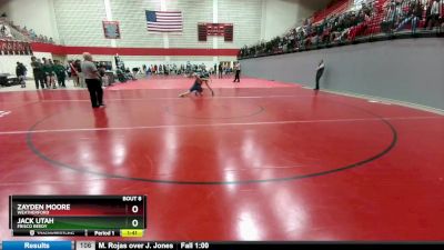 120 lbs Round 1 - Jack Utah, Frisco Reedy vs Zayden Moore, Weatherford