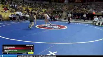 152 Class 1 lbs Cons. Semi - Andon Allen, Gallatin vs Drystin Dotson, Lathrop