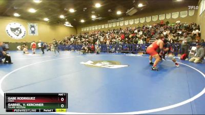 285 lbs Quarterfinal - Gabe Rodriguez, Chico vs Gabriel, V. Kerchner, Tulare Western