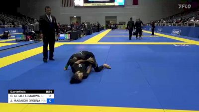 OSAMAH ALI ALI ALMARWAI vs JUSTIN MASAICHI ORDINARIO 2022 Pan IBJJF Jiu-Jitsu No-Gi Championship