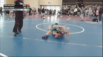 121 lbs Rr Rnd 5 - Luca Gallietti, Mat Assassins Black - MSE vs Johnny Erven, Dark Horse - MSE