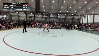 Junior FK - 150 lbs Champ. Round 1 - Austin Clark, Oregon City High School Wrestling vs Grady VanDalen, Whatcom Wrestling Academy