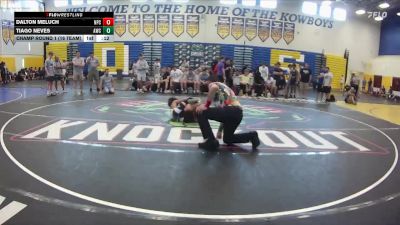 120 lbs Champ Round 1 (16 Team) - Dalton Meluch, Naperville Central vs Tiago Neves, Avalon WC