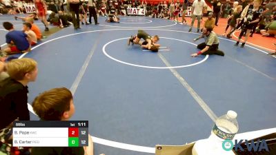 68 lbs Rr Rnd 2 - Bryson Pope, Keystone Wrestling Club vs Beckett Carter, Piedmont