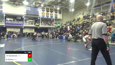 189 lbs Qtr-finals - Robert Kucharczk, Lake Highland Prep-FL vs Brady Brown, Derry