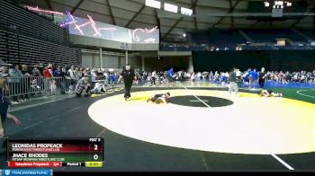 62 lbs Champ. Round 2 - Leonidas Propeack, FordDynastyWrestlingClub vs Jhace Rhodes, Kitsap Ironman Wrestling Club