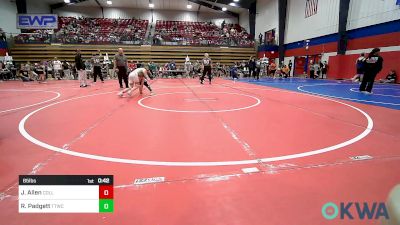 85 lbs Consi Of 8 #2 - Jackie Allen, Collinsville Cardinal Youth Wrestling vs Ryder Padgett, Team Tulsa Wrestling Club