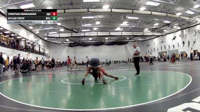 157 lbs Cons. Round 1 - Cristian Hernandez, Ohio Wesleyan University vs Dylan Fritz, Mount St Joseph