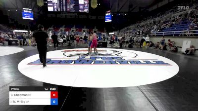 285 lbs Cons 32 #2 - Cal Chapman, MI vs Noah Morago-Big Boy, WA