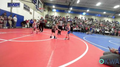 43 lbs Consi Of 8 #1 - Cord Jones, Tiger Trained Wrestling vs Lincoln Crow, Berryhill Wrestling Club