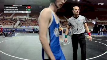 106-D4 Champ. Round 1 - Jayden Preston, Somerton High School vs Jonathan Rutter, Hayden High School